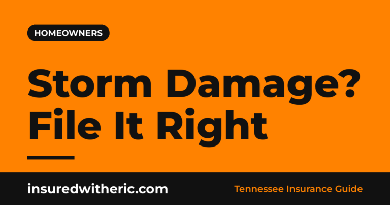 Read more about the article How to File a Home Insurance Claim After a Tennessee Storm