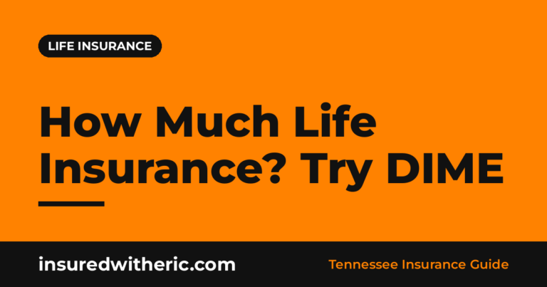 Read more about the article How Much Term Life Do I Need? The DIME Method, With a Worked Example